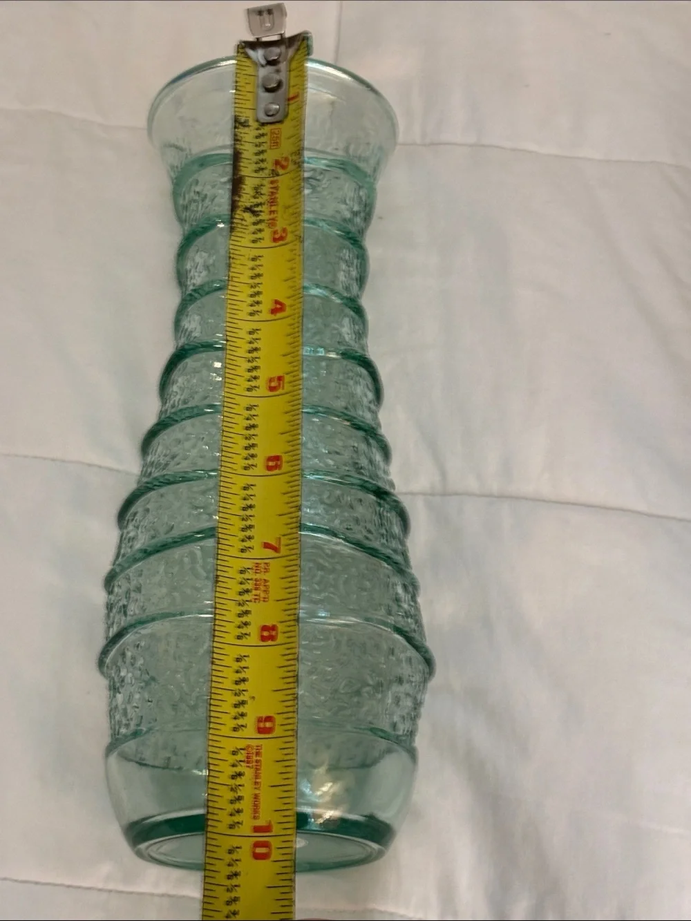 Vidrios San Miguel 2 Glass Vases - Teal and purplish brown handmade Spain